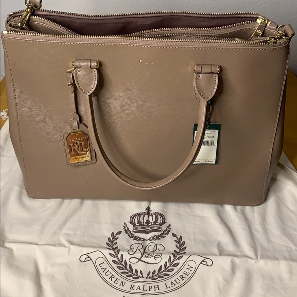 Lauren Ralph Lauren ZIP Satchel
